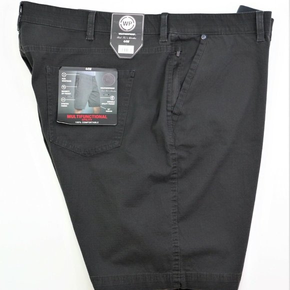 New Weatherproof Men's Ripstop Utility Shorts Size 44 10" Inseam Grey Steel WP - Picture 8 of 12